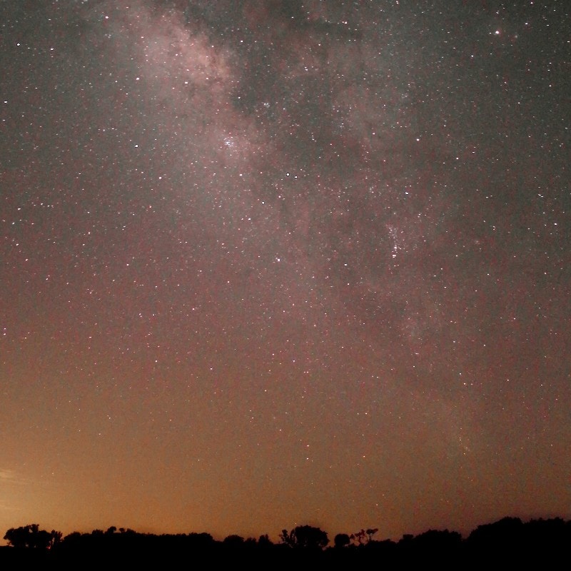 Milky way in the early morning hours